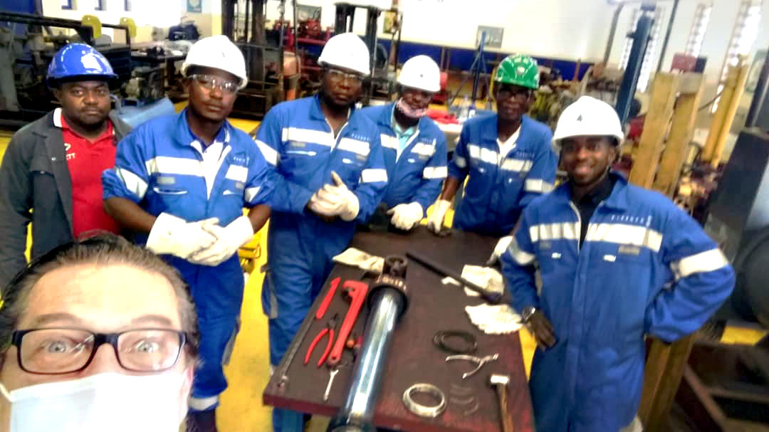 Agents Perenco Oil et Gas Gabon et formateurs