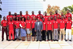 Photo de la cérémonie de remise de certificat de la promotion 2023-2024 du CSP POG