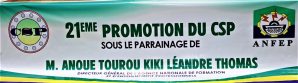 Photo de la cérémonie de remise de certificat de la promotion 2023-2024 du CSP POG